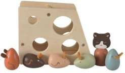 Egmont Toys Houten Vormendoos Kaas. 17 X 6.5x 13 Cm.