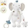 Fehn 056129 Activity-Elefant FehnNATUR – Bio-Greifspielzeug Zum Schmusen Und Spielen Für Babys Und Kleinkinder Ab 0+ Monaten – Größe: 30 Cm -Trixie Verkäufe fehn 056129 activity elefant fehnnatur bio greifspielzeug zum schmusen und spielen fuer babys und kleinkinder ab 0plus monaten groesse 30 cm