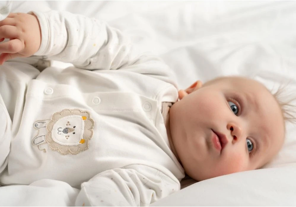 Fehn 056471 Schlafanzug FehnNATUR – Baby-Pyjama Set Mit Strampler & Spieltier Aus Bio-Baumwolle Für Babys Von 0-3 Monaten – Größe: 62 3 Fehn 056471 Schlafanzug FehnNATUR – Baby-Pyjama Set Mit Strampler & Spieltier Aus Bio-Baumwolle Für Babys Von 0-3 Monaten – Größe: 62 – Bild 3