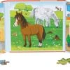 Goki Magnetisches Puzzlebuch Pferde Reisstall - 40 Teile -Trixie Verkäufe goki magnetisches puzzlebuch pferde reisstall 40 teile
