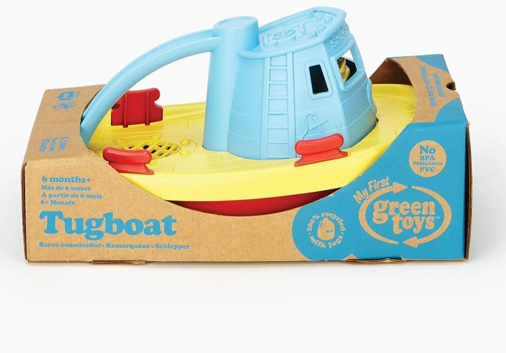 Green Toys Schlepper - Blauer Griff 3 Green Toys Schlepper - Blauer Griff – Bild 3