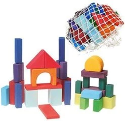 Grimm's - 30 Bunte Geo-Klötze -Trixie Verkäufe grimm apos s 30 bunte geo kloetze 3