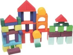 Grimm's - 60 Bunte Geo-Klötze 4 Grimm's - 60 Bunte Geo-Klötze -Trixie Verkäufe grimm apos s 60 bunte geo kloetze 2