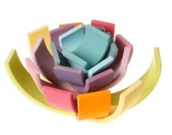 Grimm's Großer Regenbogen Aus Holz Pastell - 12-teilig -Trixie Verkäufe grimm s grosser regenbogen aus holz pastell 12 teilig 3