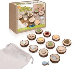 Guidecraft Nature Feel And Find - 24 Pc. Set