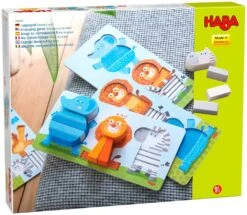 HABA 306087 - Zusammensetzung Zwischen Den Biesten, Aus Nachhaltigem Holz, Ab 2 Jahren