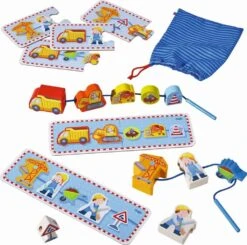 Haba Fädelspiel Baustelle