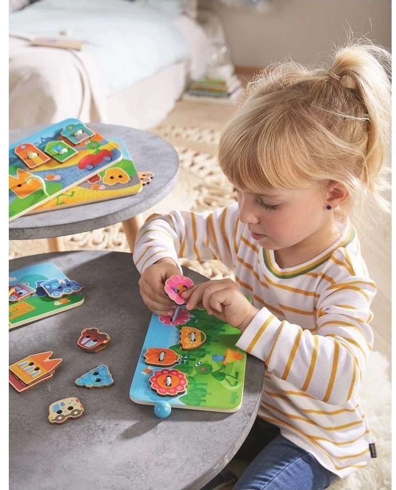 HABA Fädelspiel Frosch Auf Tour 3 HABA Fädelspiel Frosch Auf Tour – Bild 3