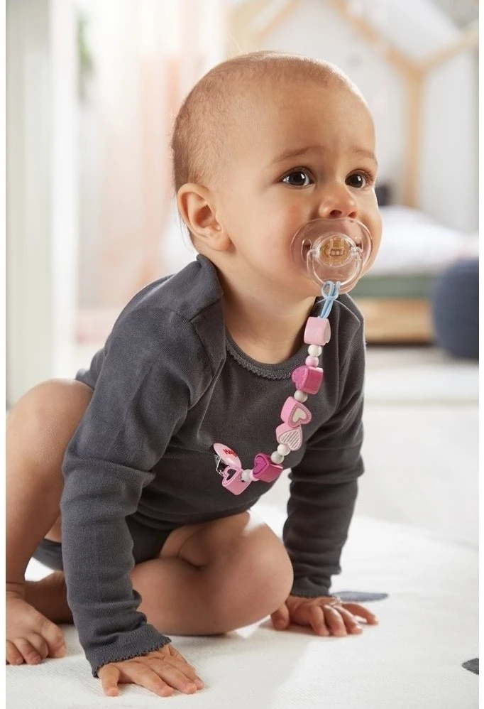 HABA Schnullerkette Funkelherz 2 HABA Schnullerkette Funkelherz – Bild 2