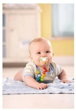 Haba Schnullerkette Regenbogen-Perlen