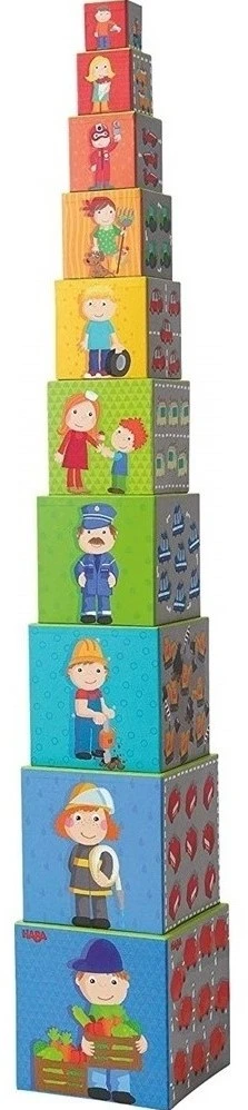 Haba Stapelwürfel Flotte Flitzer 2 Haba Stapelwürfel Flotte Flitzer – Bild 2