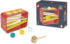 Janod Hammerspiel Mit Kugelbahn -Trixie Verkäufe hammerspiel mit kugelbahn 3