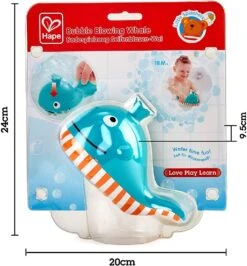 Hape Badespielzeug Seifenblasen-Wal I Baby-Badewannenspielzeug, Blau -Trixie Verkäufe hape badespielzeug seifenblasen wal i baby badewannenspielzeug blau 3