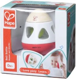 Hape E0016 Egg Shaped Bell Rattle - Suitable For Newborns Babies Rassel Mit Glocke, Mehrfarbig -Trixie Verkäufe hape e0016 egg shaped bell rattle suitable for newborns babies rassel mit glocke mehrfarbig 2