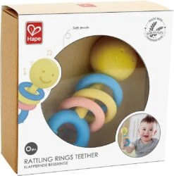 Hape E0024 Klappernde Beißringe, Einfach Zu Greifen Und Bequem Zu Halten, Zahnungshilfe, Hergestellt Aus Einem Sicheren Material Auf Reisbasis -Trixie Verkäufe hape e0024 klappernde beissringe einfach zu greifen und bequem zu halten zahnungshilfe hergestellt aus einem sicheren material auf reisbasis 3
