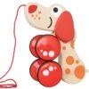 Hape E0347 - Nachziehhund Pepe, Nachziehspielzeug, Aus Holz, Ab 12 Monate