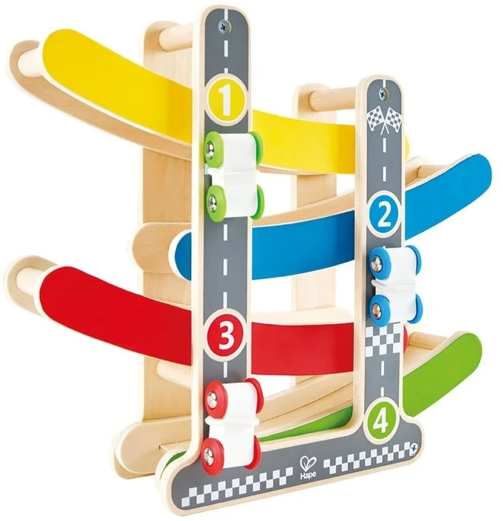 Hape E0438 Flickflack-Rennbahn, Inkl. DREI Autos, Autorennbahn Aus Holz, Ab 18 Monate 1 Hape E0438 Flickflack-Rennbahn, Inkl. DREI Autos, Autorennbahn Aus Holz, Ab 18 Monate