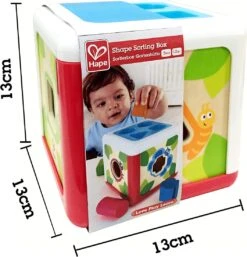 Hape E0507 - Sortierbox Gartenhütte, Farben-und Formensortierwürfel -Trixie Verkäufe hape e0507 sortierbox gartenhuette farben und formensortierwuerfel 3