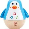 Hape Stehauf-Pinguin | Farbiger Stehauf-Pinguin Mit Melodie, Stehauf-Spielzeug Für Kinder Im Alter Von 6 Monaten Und älter