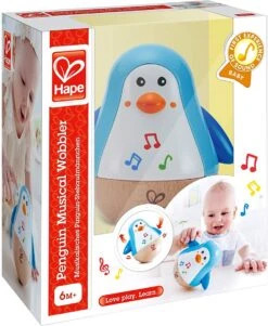 Hape Stehauf-Pinguin | Farbiger Stehauf-Pinguin Mit Melodie, Stehauf-Spielzeug Für Kinder Im Alter Von 6 Monaten Und älter -Trixie Verkäufe hape stehauf pinguin farbiger stehauf pinguin mit melodie stehauf spielzeug fuer kinder im alter von 6 monaten und aelter 3