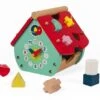 Janod - Baby Forest Formen-Steckspiel Aus Holz, Haus, Bausteine, Frühes Alter Und Lernspielzeug, Zum Erlernen Von Farben Und Feinmotorischen Fähigkeiten, Ab 18 Monaten, J08008 -Trixie Verkäufe janod baby forest formen steckspiel aus holz haus bausteine fruehes alter und lernspielzeug zum erlernen von farben und feinmotorischen faehigkeiten a