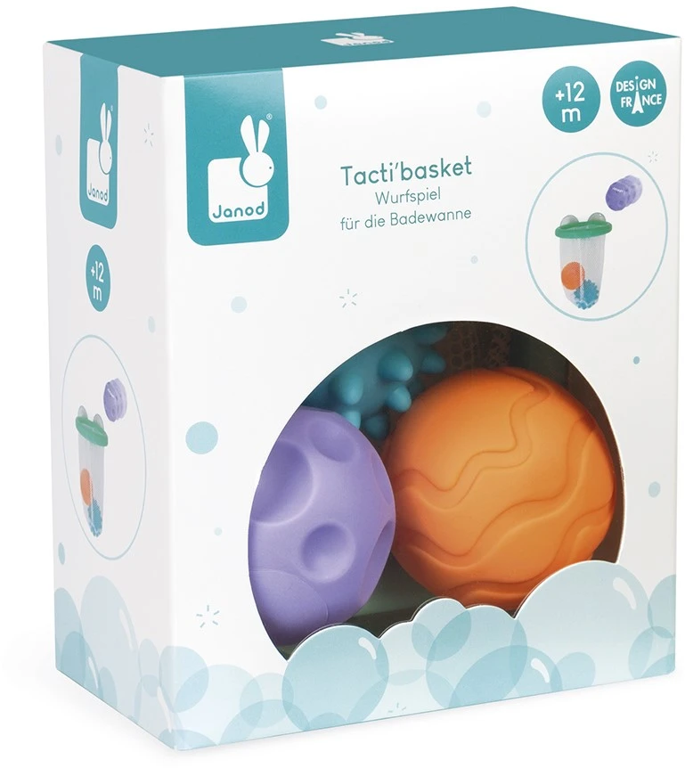 Janod - Basketball-Spiel „Tacti“ - Mit Wasserspritzern - Badespielzeug Für Babys - Ab 1 Jahr, J04708 2 Janod - Basketball-Spiel „Tacti“ - Mit Wasserspritzern - Badespielzeug Für Babys - Ab 1 Jahr, J04708 – Bild 2