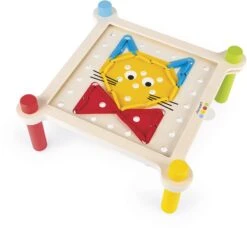 Janod - Essentiel - Das Schnüren - Lernspiel Aus Holz Babys Und Kleinkinder - Geschicklichkeit Und Kreativität - Erweiterbar - Farbe Auf Wasserbasis - Ab 3 Jahren, J05064