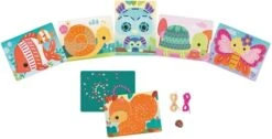 Janod - Fädelspiel-Karten Tiere - Baby- Und Kleinkindspielzeug - Entwicklung Von Geschicklichkeit Und Kreativität - Ab 4 Jahren, J05313