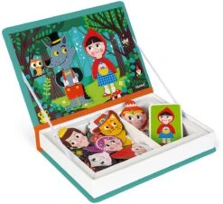 Janod J02588 Magneti'Book Märchen-Magnetisches Lernspiel Mit 40 Teilen-Entwicklung Von Feinmotorik Und Fantasie-Ab 3 Jahren -Trixie Verkäufe janod j02588 magneti book maerchen magnetisches lernspiel mit 40 teilen entwicklung von feinmotorik und fantasie ab 3 jahren 3