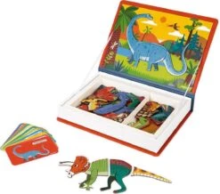 Janod J02590 Magneti'Book Dinosaurier-50-teiliges Magnetisches Lernspiel-Entwicklung Von Feinmotorik Und Fantasie-FSC-Zertifiziert-Ab 3 Jahren -Trixie Verkäufe janod j02590 magneti book dinosaurier 50 teiliges magnetisches lernspiel entwicklung von feinmotorik und fantasie fsc zertifiziert ab 3 jahren 2