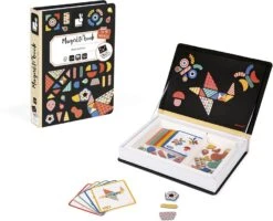 Janod J02720 Magnéti'book, 43 Magnets Magneti'Book Moduloform Formen Und Muster, Schwarz -Trixie Verkäufe janod j02720 magneti book 43 magnets magneti book moduloform formen und muster schwarz 2