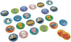 Janod J04714 24-teiliges Memory-Spiel Für Das Bad-Kleinkindspielzeug-Gedächtnistraining-Ab 2 Jahren