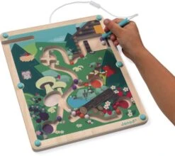 Janod J05311 Magnetisches Labyrinth Mit Kugeln Aus Holz Der Wald-Entwicklung Von Feinmotorik Und Konzentration-Format: 21 X 25 Cm-FSC-Zertifiziert-Ab 2 Jahren -Trixie Verkäufe janod j05311 magnetisches labyrinth mit kugeln aus holz der wald entwicklung von feinmotorik und konzentration format 21 x 25 cm fsc zertifiziert ab 2 jahr