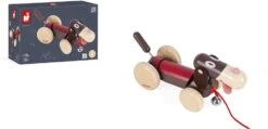 Janod J08258 Hund Massivholz-Spielzeug Zum Ziehen-Baby-und Kleinkindspielzeug-Leise Räder-Entwicklung Von Motorik Und Fantasie-FSC-Zertifiziert-Ab 18 Monaten -Trixie Verkäufe janod j08258 hund massivholz spielzeug zum ziehen baby und kleinkindspielzeug leise raeder entwicklung von motorik und fantasie fsc zertifiziert ab 18 monaten 3