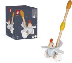 Janod J08260 Schiebespielzeug Aus Holz „Huhn“ -Baby-und Kleinkindspielzeug-Entwicklung Von Motorik Und Fantasie-Leise Räder-FSC-Zertifiziert-Ab 18 Monaten -Trixie Verkäufe janod j08260 schiebespielzeug aus holz huhn baby und kleinkindspielzeug entwicklung von motorik und fantasie leise raeder fsc zertifiziert ab 18 monaten 3