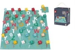 Janod Janod-Kubix-40 36-teiliges Buchstaben Und Zahlen-Baustein-Spiel Aus Massivholz + Puzzle-Spielmatte-praktische Aufbewahrung-Wasserfarben-ab 2 Jahren, J08307 -Trixie Verkäufe janod janod kubix 40 36 teiliges buchstaben und zahlen baustein spiel aus massivholz plus puzzle spielmatte praktische aufbewahrung wasserfarben ab 2 jahren j08307 3