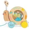 Janod - Pure Nachziehtier Schnecke - Holzspielzeug Mit Xylophon Und Tamburin - Musikalisches Montessori Lernspielzeug - Wasserbasierte Farben - Baby Spielzeug Ab 1 Jahr, J05159 -Trixie Verkäufe janod pure nachziehtier schnecke holzspielzeug mit xylophon und tamburin musikalisches montessori lernspielzeug wasserbasierte farben baby spielzeug ab