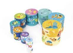 Janod - Runde Pyramide Runde Das Leben Im Teich - Baby- Und Kleinkindspielzeug - Spielzeug Zum Stapeln Und Stecken - Erlernen Der Größen- Und Zahlenbegriffe - Ab 1 Jahr, J02675 -Trixie Verkäufe janod runde pyramide runde das leben im teich baby und kleinkindspielzeug spielzeug zum stapeln und stecken erlernen der groessen und zahlenbegriffe ab 1 jahr j02675 3