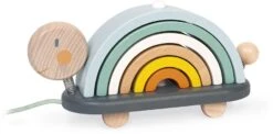 Janod - Sweet Cocoon Nachziehtier Schildkröte “Regenbogen” - Lernspielzeug Aus Holz - 6 Stapelbare Holzbögen - Holzspielzeug Mit Farben Auf Wasserbasis - Nachziehspielzeug - Ab 18 Monaten, J04405 -Trixie Verkäufe janod sweet cocoon nachziehtier schildkroete regenbogen lernspielzeug aus holz 6 stapelbare holzboegen holzspielzeug mit farben auf wasserbasis nachziehspielzeug ab 18 monaten j 1