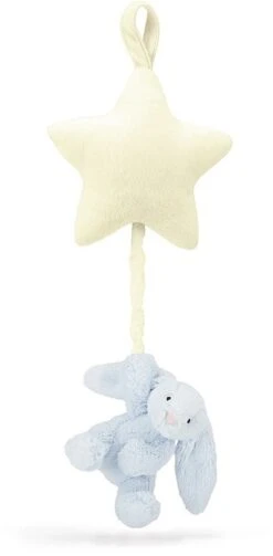 Jellycat Bashful Spieluhr Hase Blau - 28 Cm