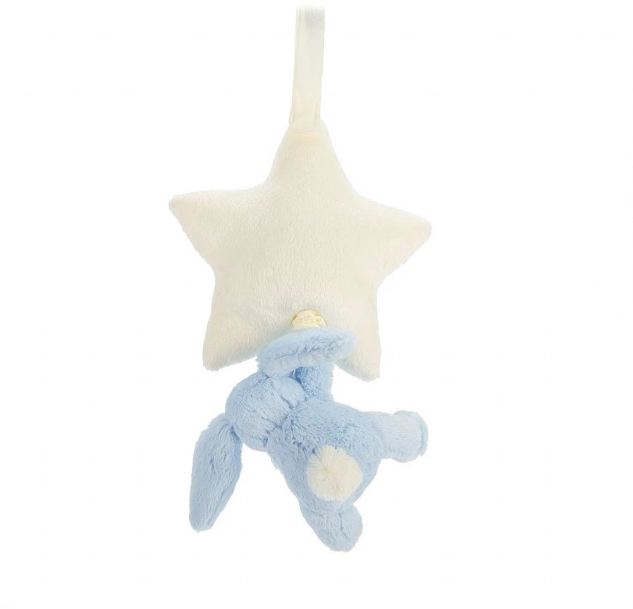 Jellycat Bashful Spieluhr Hase Blau - 28 Cm 3 Jellycat Bashful Spieluhr Hase Blau - 28 Cm – Bild 3