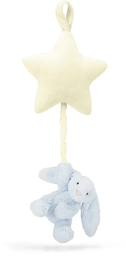 Jellycat Bashful Spieluhr Hase Blau - 28 Cm 1 Jellycat Bashful Spieluhr Hase Blau - 28 Cm
