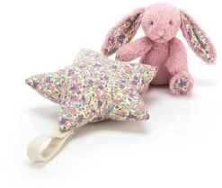 Jellycat Bashful Spieluhr Hase Blossom Tulpe - 28cm -Trixie Verkäufe jellycat bashful spieluhr hase blossom tulpe 28cm 3