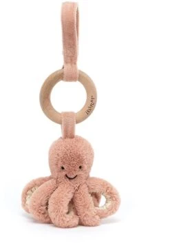 Jellycat Odell Oktopus Holzgreifring - 21cm