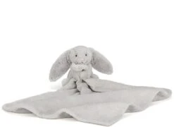 Jellycat Schnuffeltuch Bashful Hase Silber - 33 Cm