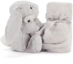 Jellycat Schnuffeltuch Bashful Hase Silber - 33 Cm -Trixie Verkäufe jellycat schnuffeltuch bashful hase silber 33 cm 3