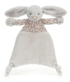 Jellycat Schnuffeltuch Blossom Silber Hase - 25cm