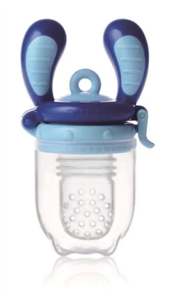 KidsMe Food Feeder Single Pack(Size:L) - Aquamarine(Tri-Fold Silicone Sac)