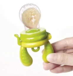 KidsMe Food Feeder Single Pack(Size:L) - Lime(Tri-Fold Silicone Sac)