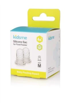 KidsMe Neue Dreifach-Silikonbeutel Für Futterautomaten (Größe:M)-2 Stück